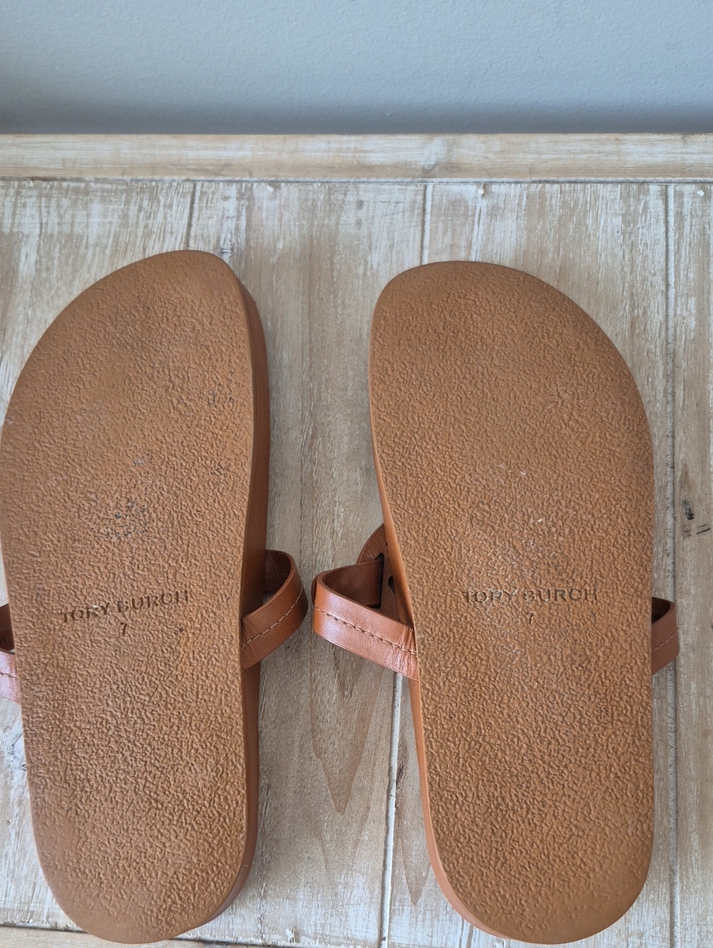 Tory Burch Cloud Miller Sandals Bourbon Miele Size 7 - Picture 12 of 12